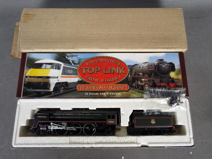 Hornby - A boxed Hornby 'Top link' Limited Edition OO gauge R242 Britannia Class 4-6-2 steam