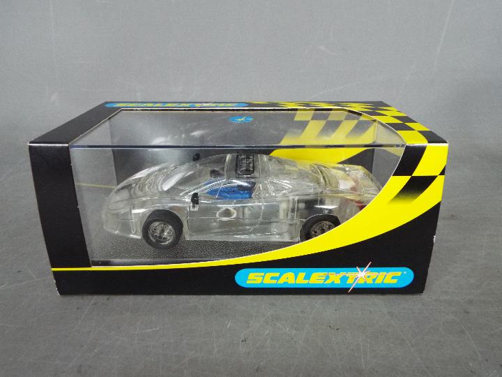Scalextric - 2 x Jaguar XJ220 models including # C2330 red Hamleys car and a clear bodied Barry - Image 2 of 3