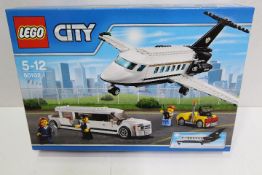 LEGO - A boxed Lego City set #60102 'Airport VIP Service'.