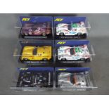 Fly - 6 x Panoz Esperante GTR 1 Le Mans slot cars in various liveries including purple test car and