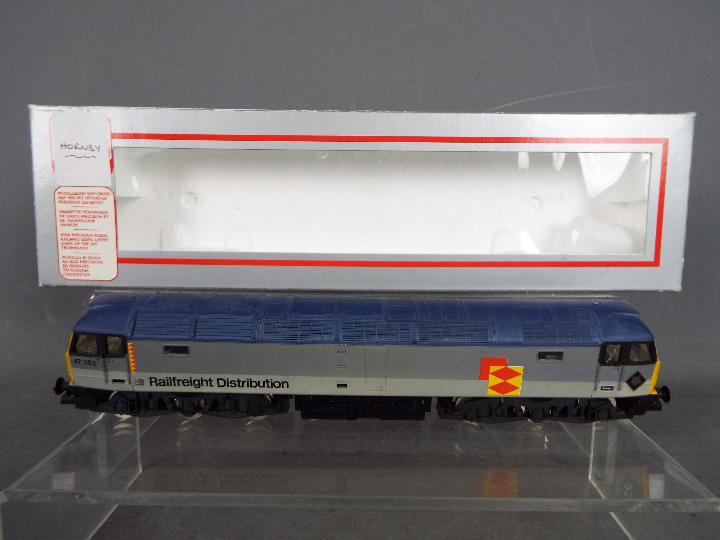 Hornby - A boxed Hornby R307 Class 47 diesel locomotive renumbered to Op.No.