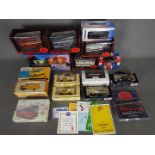 EFE, Matchbox, Lledo, Corgi - A collection of boxed diecast model vehicles in various scales.
