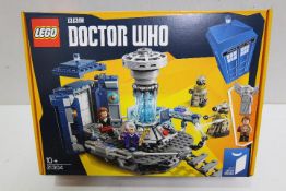 LEGO - A boxed Lego Dr Who set #21304 'Dr Who and Companions'.