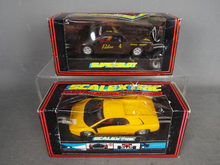 Scalextric - 6 x Lamborghini Diablo models in various colours and liveries. - Image 4 of 4