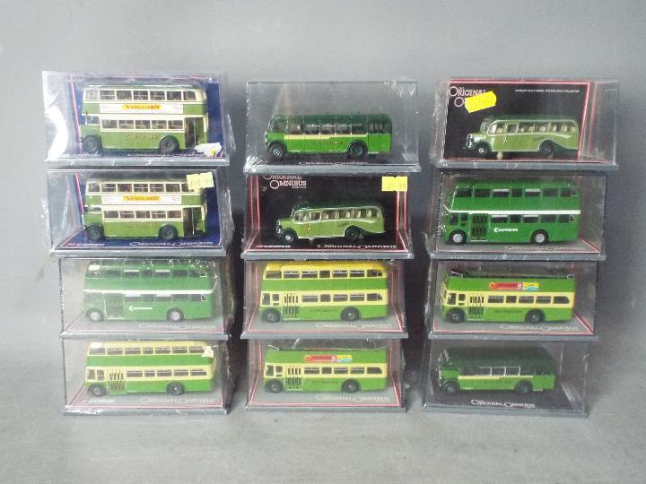 Corgi Original Omnibus - A collection of 12 boxed 1:76 scale 'Southdown' related model buses from