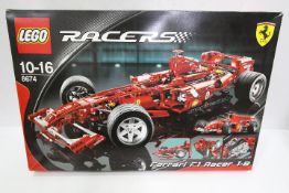 LEGO - A boxed Lego Racers #8674 'Ferrari F1 Racer 1:8'.