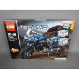 LEGO - A boxed Lego Technic set #42063 'BMW R1200 GS Adventure' .