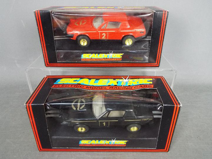 Scalextric - 2 x vintage Triumph TR7 slot cars # C281, # C282. - Image 5 of 8