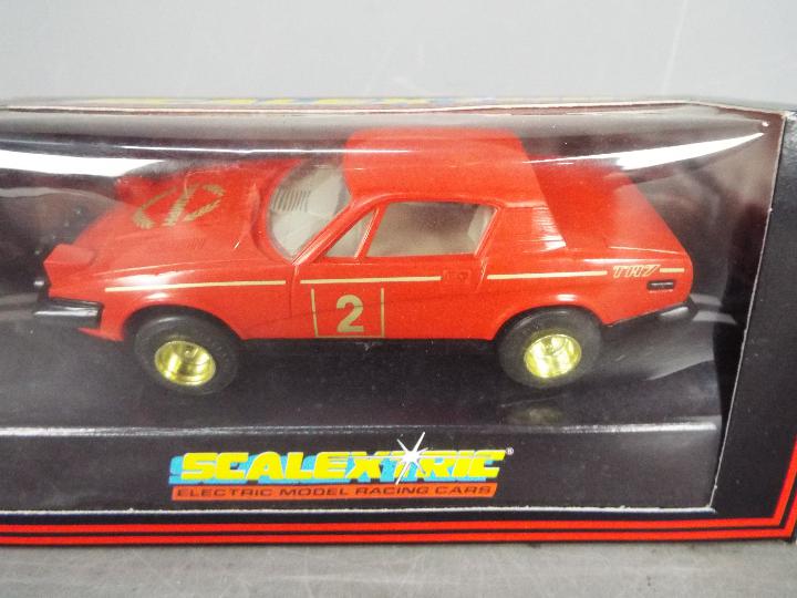 Scalextric - 2 x vintage Triumph TR7 slot cars # C281, # C282. - Image 6 of 8