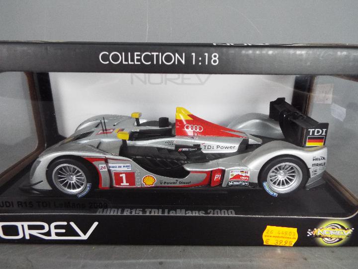 Norev - Audi R15 TDI Le Mans car in 1:18 scale, - Image 2 of 4