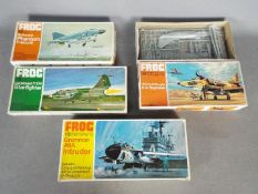 Frog - Four boxed vintage 1:72 scale plastic model aircraft kits from Frog.