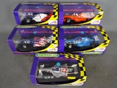 Scalextric - 5 x A1 Grand Prix cars including USA, Italy, France.