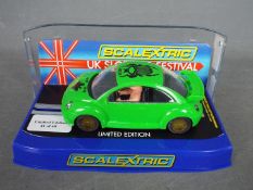 Scalextric - Limited edition VW Beetle number 41 of only 60 produced for the UK Slot Car Festival