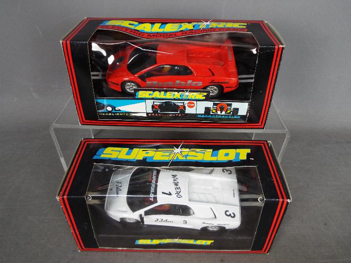 Scalextric - 6 x Lamborghini Diablo models in various colours and liveries. - Image 3 of 4