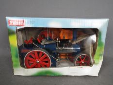 Wilesco - A boxed Wilesco D405 Steam Roller Traction Engine.