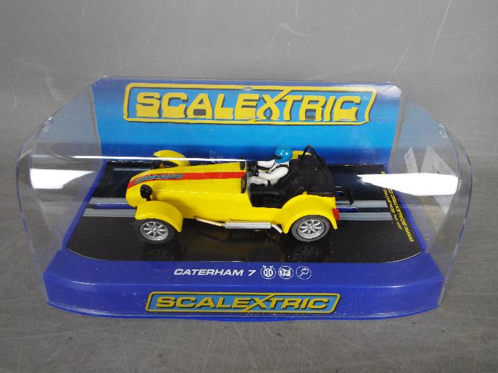 Scalextric - 2 x Caterham 7 limited edition slot cars. - Image 2 of 3