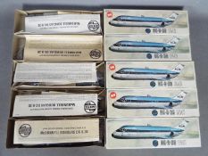 Airfix - Five boxed vintage Airfix plastic model aircraft kits of #03176 McDonnel DC-9-30 'KLM' in