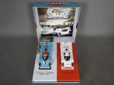 Slotwings - Gulf Porsche 917 Derek Bell and Vic Elford platinum collection limited edition set # RW