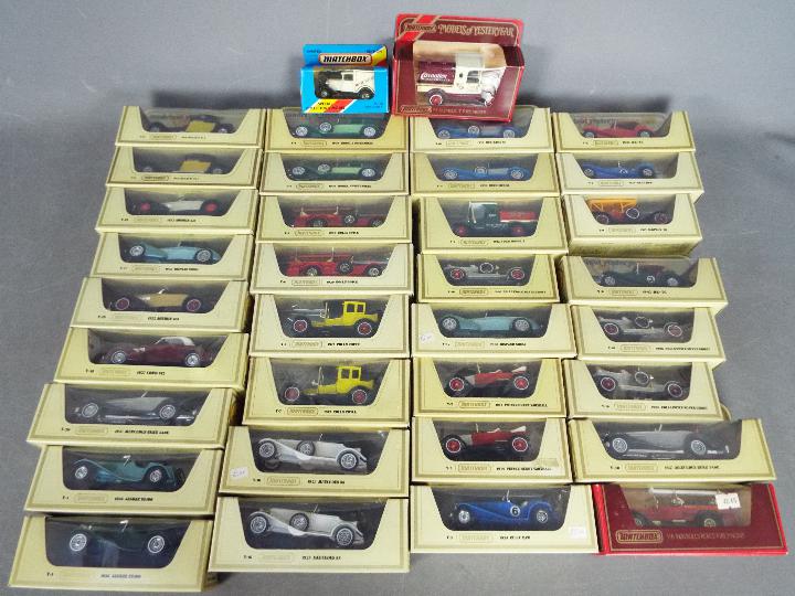 Matchbox Models of Yesteryear - A collection of 35 predominately Matchbox Models of Yesteryear