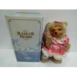 Raikes Bears - A boxed Raikes Bear 'Penelope'.