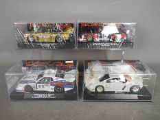Sideways Racers - 4 boxed slot cars including Zakspeed Capri # SW48,