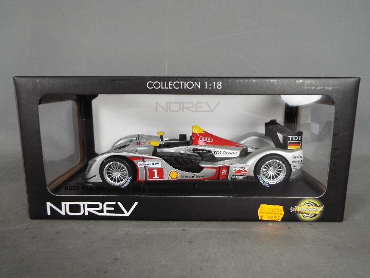Norev - Audi R15 TDI Le Mans car in 1:18 scale,