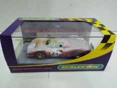 Scalextric - Scalextric special Christmas gift model of a snow covered Ferrari 330 P4 made in very