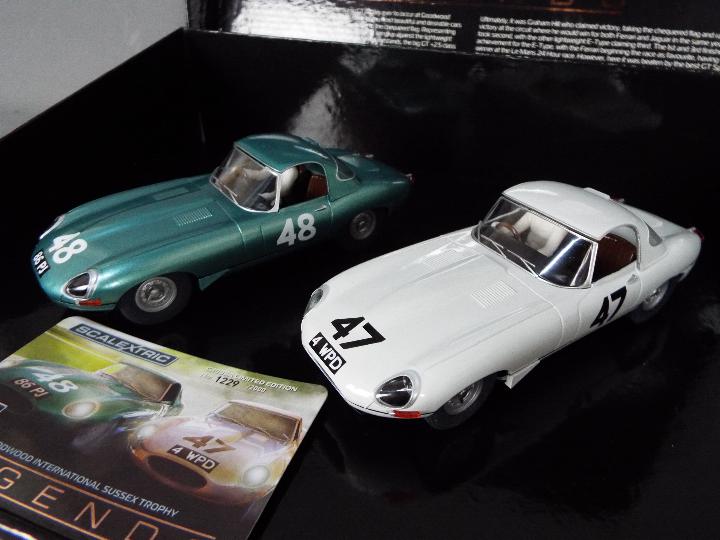 Scalextric - Jaguar E Type Goodwood International Sussex Trophy set with a pair of E Types in a - Image 4 of 4