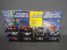 DeAgostini - A starting grid of 10 boxed 1:24 scale motorcycles by DeAgostini.