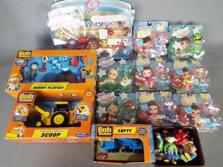 Bob The Bulider - Bratz - A mixed lot of 3 x boxed Bob The Builder models and 8 x carded Bratz