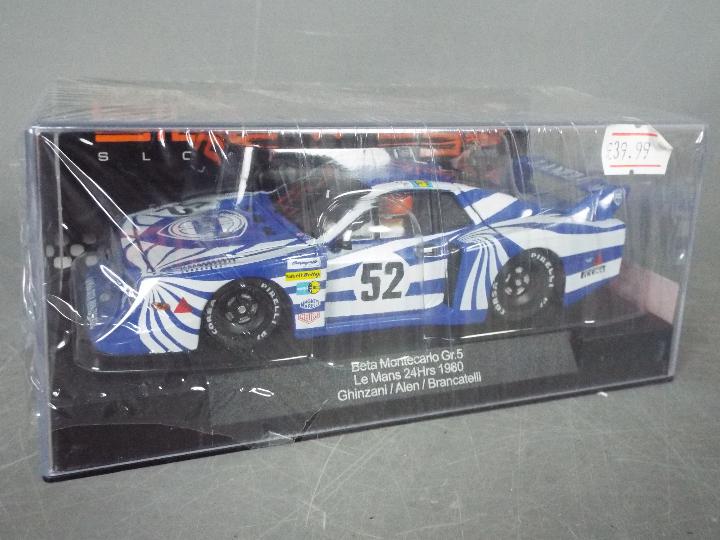 Sideways - Scalextric - 3 x Lancia slot cars. - Image 3 of 4