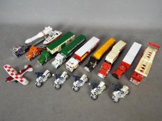 Matchbox - A collection of 15 x unboxed vehicles including Convoy Redcap truck,