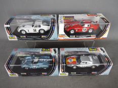 Revell - 3 x Shelby and 1 x Porsche slot cars including 2 x Shelby Daytona, Shelby King Cobra,