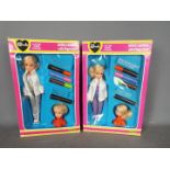 2 x boxed Pedigree Sindy Quick Change doll with Magicolour Lot descriptions reflect the