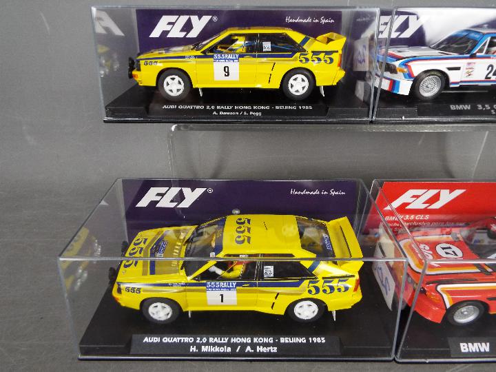 Fly - Four boxed 1:32 slot cars from Fly. Lot includes BMW 3.5 CLS IMSA 1975 (S. - Image 2 of 3
