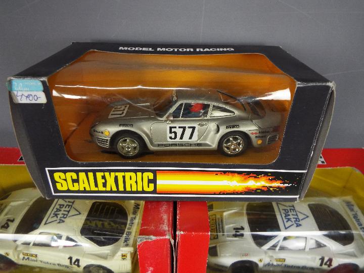 Scalextric - SCX - 4 x Ferrari F40 models and 1 x Porsche 959. - Image 4 of 4