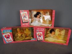 3 x boxed Pedigree Sindy Active Ballerina dolls 2 x brunette 1 x blonde Lot descriptions reflect