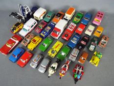 Corgi - Matchbox - Dinky - A collection of 37 unboxed vehicles including James Bond Citroen 2CV #