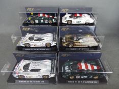 Fly - 6 x Porsche 911 GT1 racing cars in various liveries including # A73 test car,