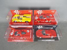 Flyslot - 4 x cars including a Lola T70 and 3 x Ferraris.