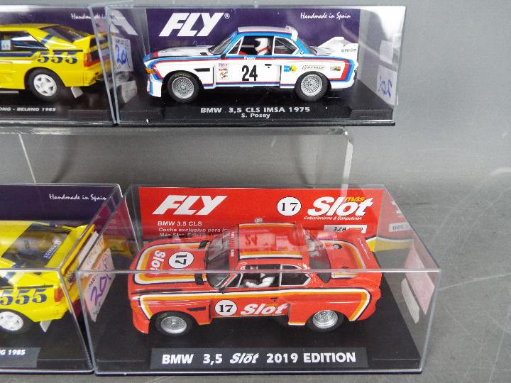 Fly - Four boxed 1:32 slot cars from Fly. Lot includes BMW 3.5 CLS IMSA 1975 (S. - Image 3 of 3