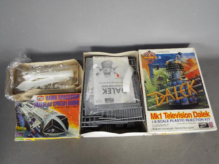 Airfix, Revell, Monogram, Comet Miniatures - Four boxed plastic model kits in a variety of scales. - Image 3 of 3