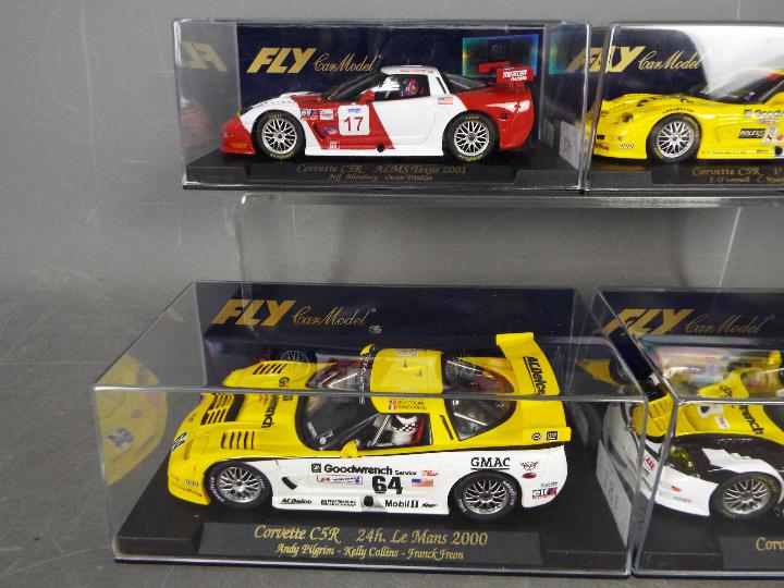 Fly - 5 x Chevrolet Corvette C5R models including # A122 2000 Le Mans car, # A123 2001 Daytona car, - Image 2 of 4