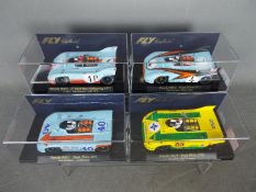 Fly - 4 x Porsche 908 race cars in various liveries including # C68 1971 Nurburgring,