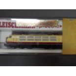 Fleischmann - A boxed Fleischmann #7375 N gauge electric locomotive 103 118-6 in DB cream and