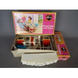 Sindy - a boxed vintage Pedigree Sindy early 1970's Sindy side board and table and chairs Lot