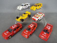 Scalextric - 7 x unboxed slot cars including 5 x Ford Sierra RS500's,