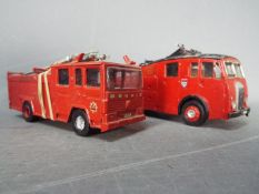 ASAM Models - Two built and unboxed Dennis Fire Appliances possibly by ASAM Models.