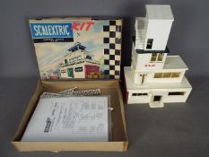 Scalextric - A boxed Vintage Scalextric K/703 Control Centre plastic kit which appears part built