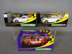 Scalextric - 3 x Porsche 911 GT3R models.